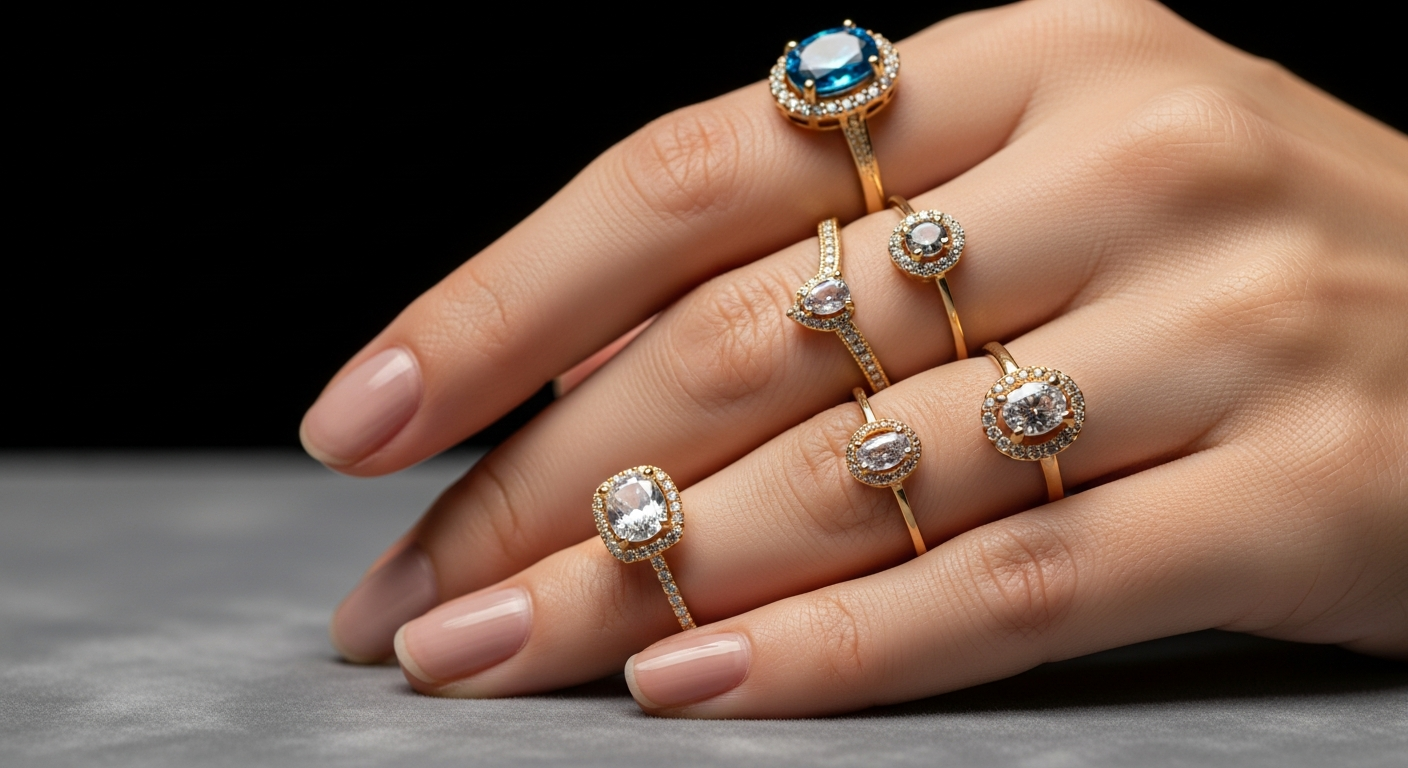 Photo d'une bague en or 18k sertie d'un diamant, représentant la qualité et l'expertise de notre entreprise.